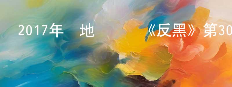 陳毅來的網絡影視資源,2017年內地電視劇《反黑》第30集[國語字幕]迅雷下載_深夜電影